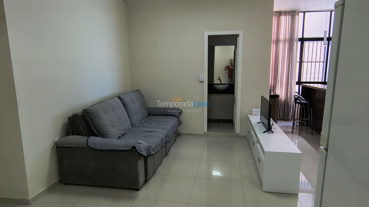 Sala de estar Apartamento para aluguel de temporada em Itapema (Meia Praia)