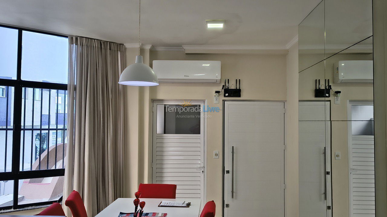 Sala de jantar Apartamento para aluguel de temporada em Itapema (Meia Praia)