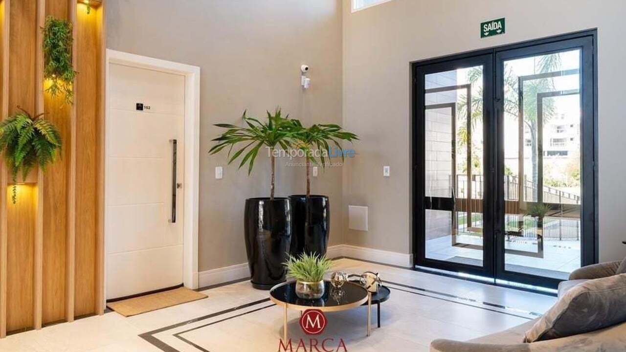 Apartamento para aluguel de temporada em 