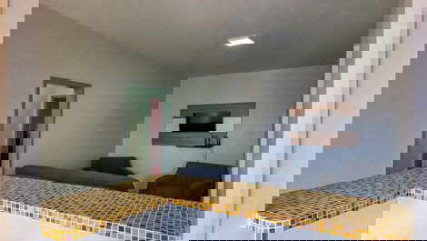 Apto Enseada e Prainha - 9 pessoas - 1 suíte + 2 dorm.