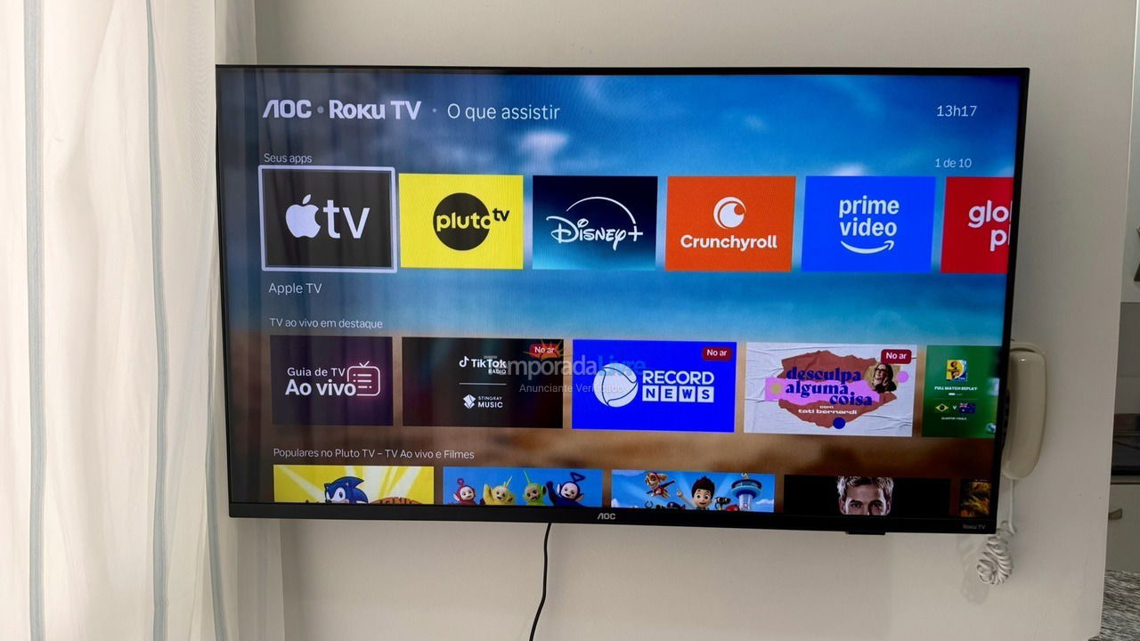 Apartment for vacation rental in Bombinhas (Praia de Bombas)