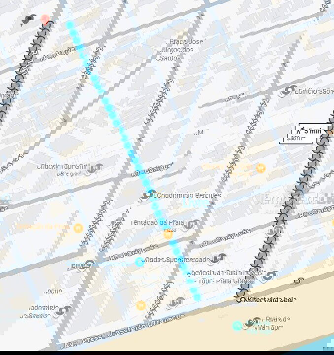 Apartamento para aluguel de temporada em Praia Grande (Vila Tupi)