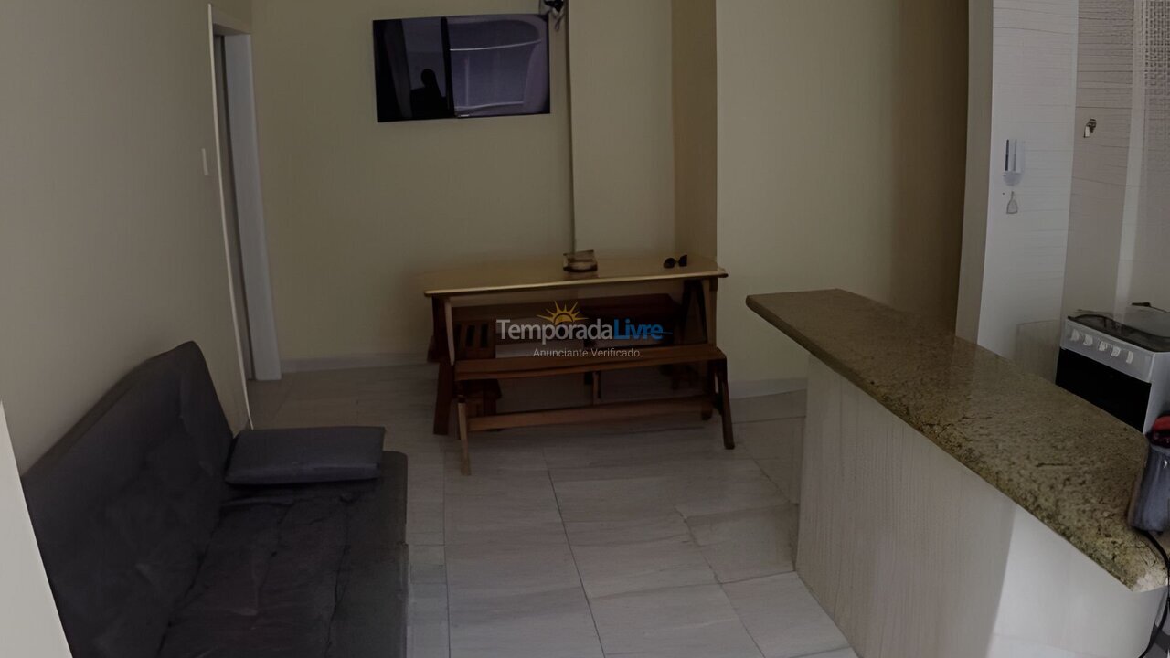 Apartamento para aluguel de temporada em Santos (Aparecida Embaré)