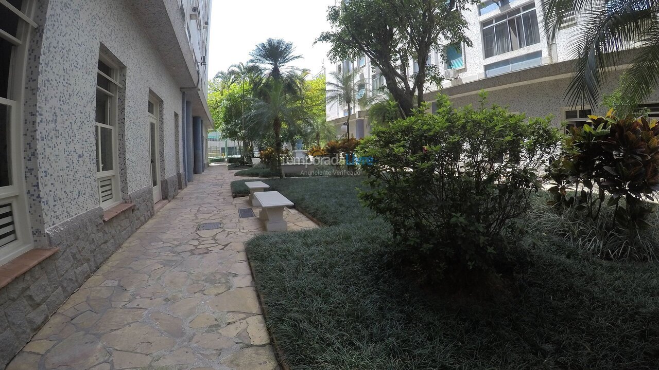 Apartamento para aluguel de temporada em Santos (Aparecida Embaré)