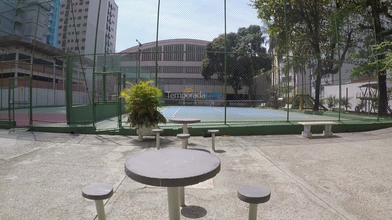 Apartamento para aluguel de temporada em Santos (Aparecida Embaré)