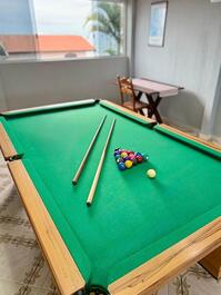 Casa na quadra do mar, vista incrível, wi-fi, mesa de sinuca