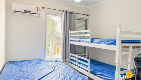 Ideal para 10 pessoas com piscina e AR nos 3 qtos