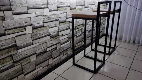 Apartment with sea view in the center of Meia Praia, very comfortable.