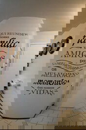 Apartment with sea view in the center of Meia Praia, very comfortable.