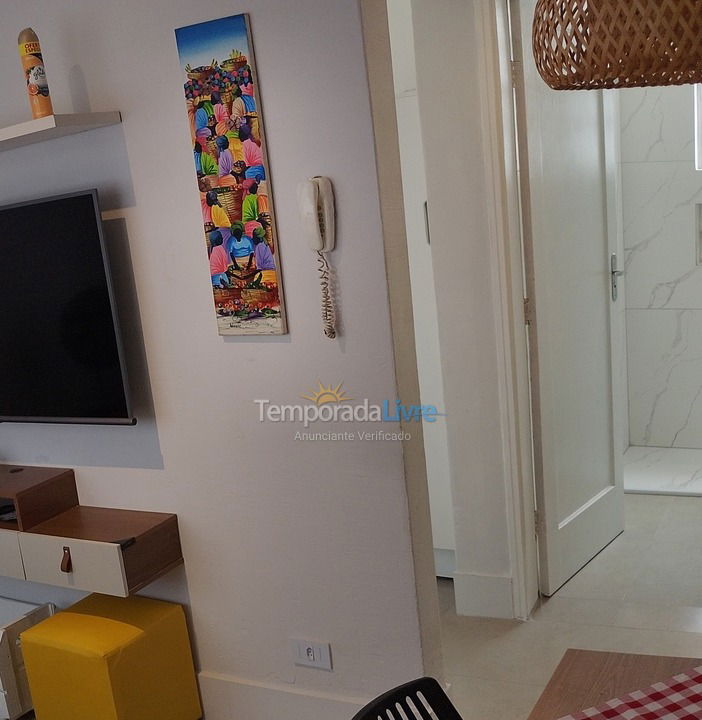 Apartment for vacation rental in Praia Grande (Canto do Forte)