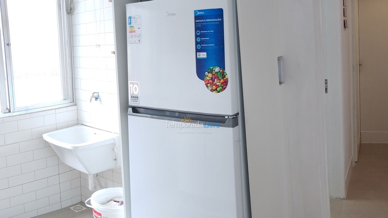 Apartment for vacation rental in Praia Grande (Canto do Forte)