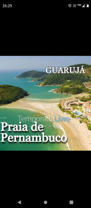 Casa para aluguel de temporada em Guarujá (Pereque)