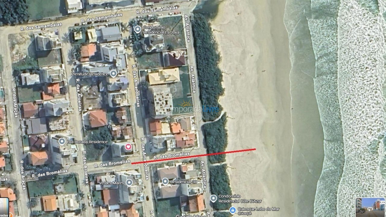 Apartment for vacation rental in Governador Celso Ramos (Praia de Palmas)