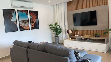 Casa de lujo con 4 suites en Arraial con bañera.