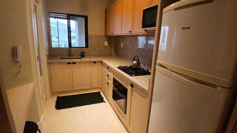 Quadra do mar, 3 quartos, finamente mobiliado.