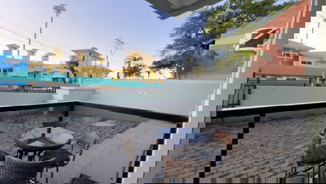 Apartamento en planta baja en el bloque del mar en Bombinhas!