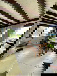 Cozinha com vista para o mar 