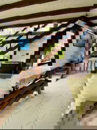 Casa con increíbles vistas al mar y a la laguna en Praia da Ferrugem, SC