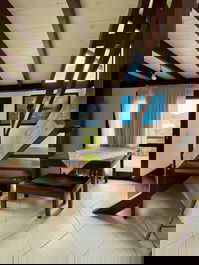 Casa con increíbles vistas al mar y a la laguna en Praia da Ferrugem, SC