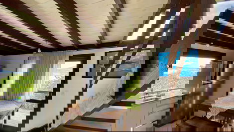 Casa con increíbles vistas al mar y a la laguna en Praia da Ferrugem, SC