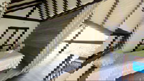 Casa con increíbles vistas al mar y a la laguna en Praia da Ferrugem, SC