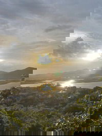 Casa con increíbles vistas al mar y a la laguna en Praia da Ferrugem, SC