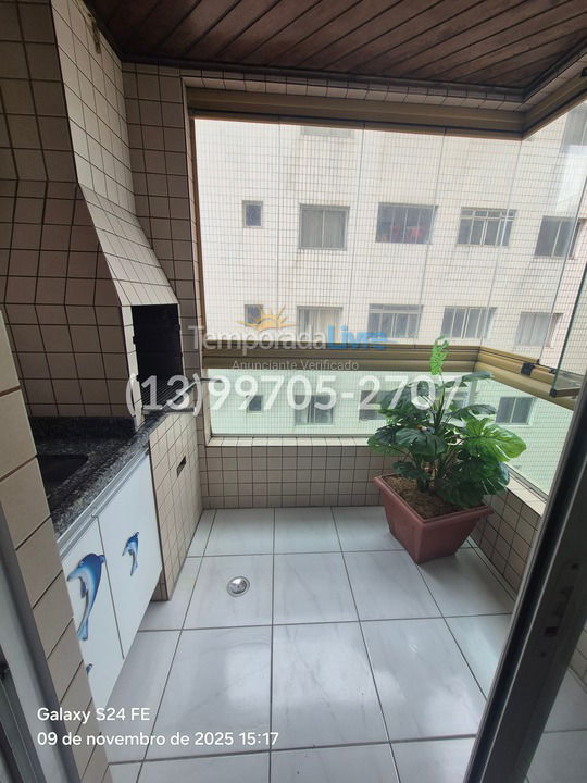 Apartment for vacation rental in Praia Grande (Aviação)