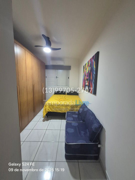 Apartment for vacation rental in Praia Grande (Aviação)