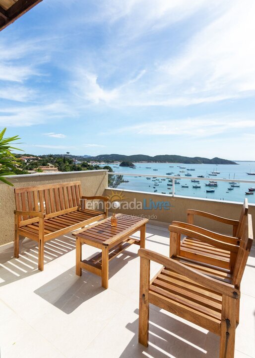 Apartamento para aluguel de temporada em Armação dos Búzios (Triângulo de Búzios)