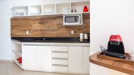 Exclusivo Apê na Orla Bardot Vista para o Mar