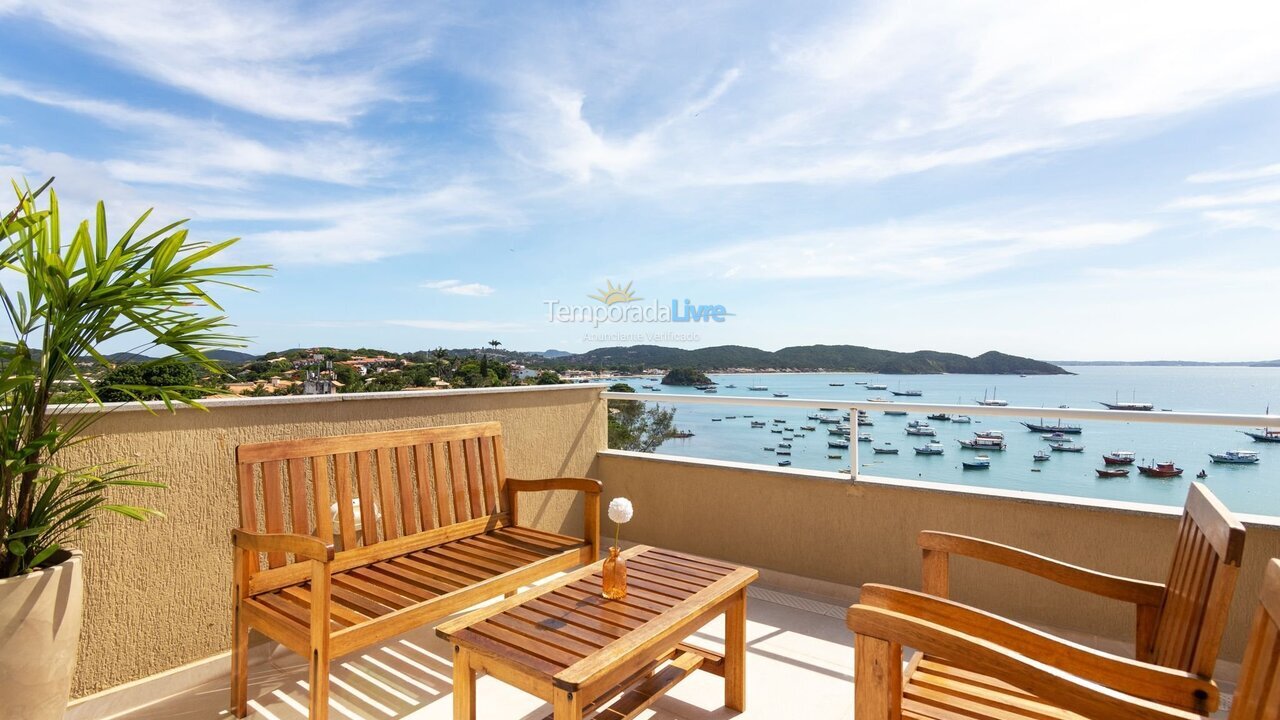 Apartamento para aluguel de temporada em Armação dos Búzios (Triângulo de Búzios)