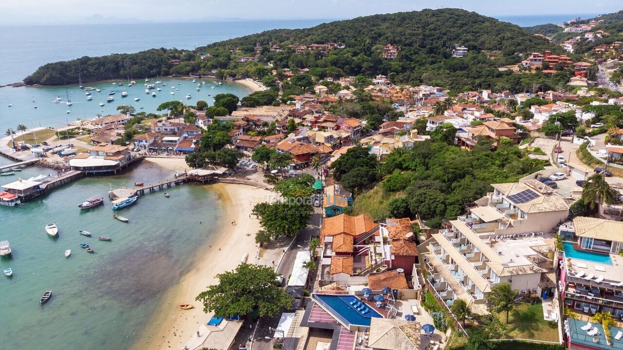 Apartamento para aluguel de temporada em Armação dos Búzios (Triângulo de Búzios)