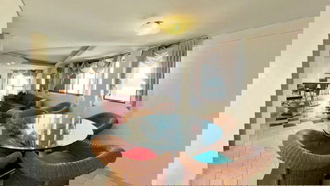 Apartment for seasonal rental beachfront, 3 bedrooms, Balneário Camboriú