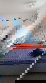 Quarto yuuhi (sol da tarde), ventilador de teto