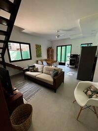 Sala e cozinha integrada