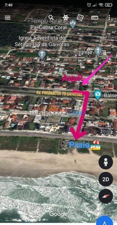 Casa para aluguel de temporada em Matinhos (Balneário de Gaivotas)