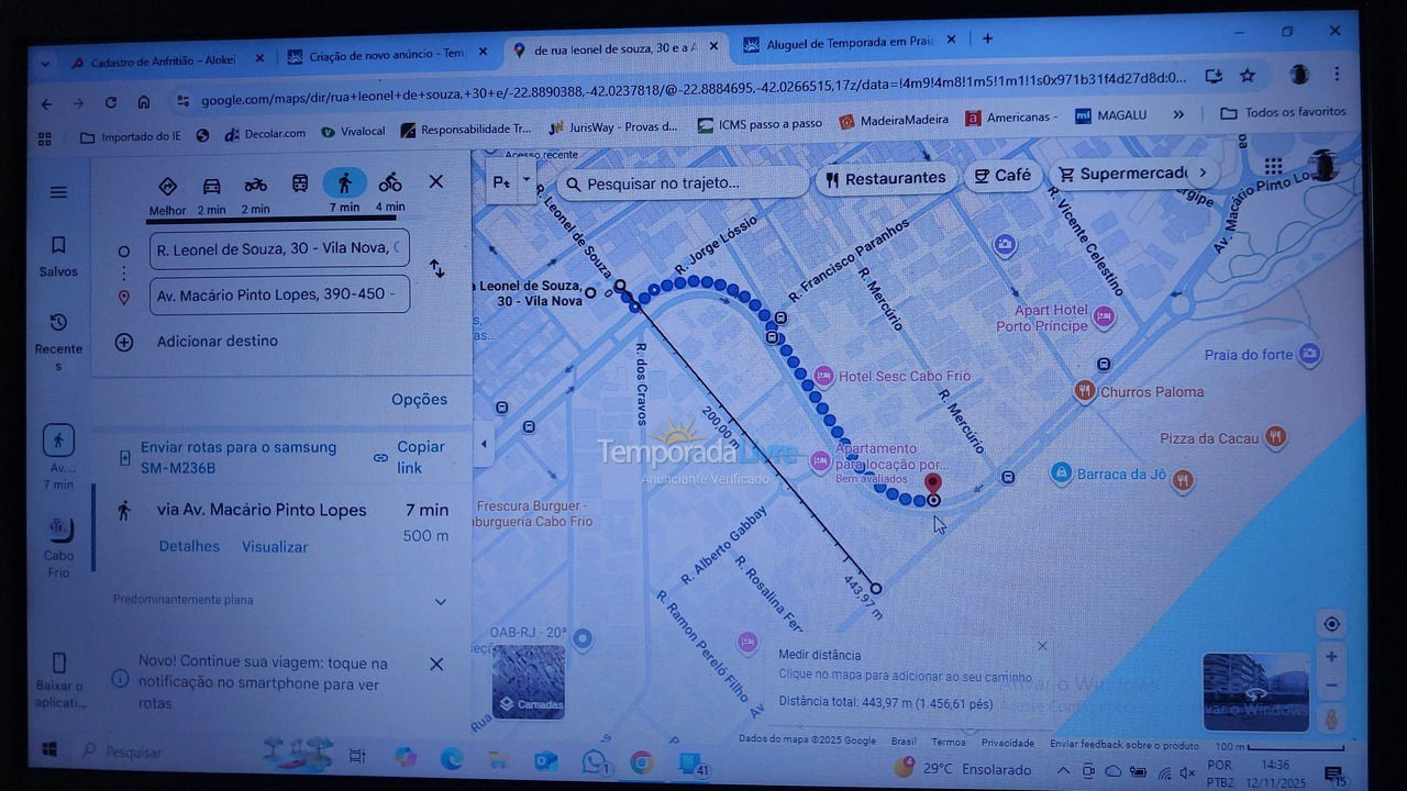 Apartment for vacation rental in Cabo Frio (Vila Nova)