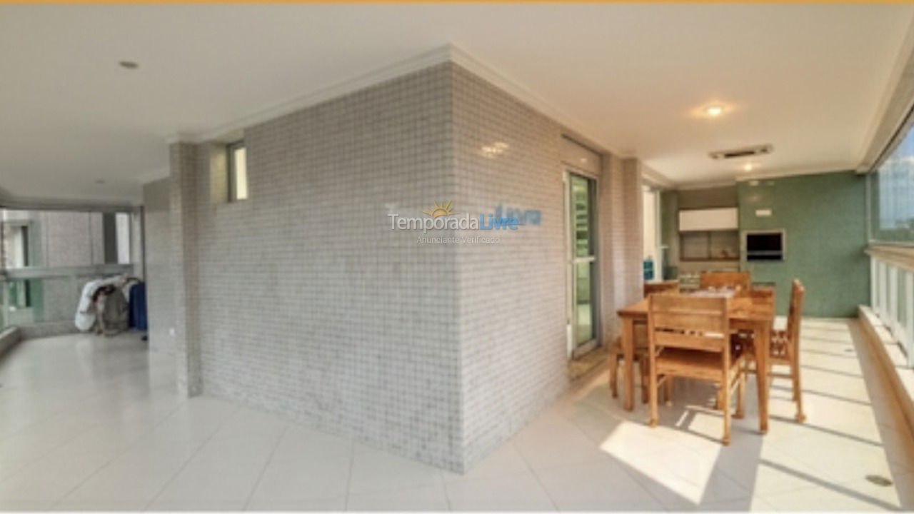 Apartamento para aluguel de temporada em Bertioga (Riviera de São Lourenço)