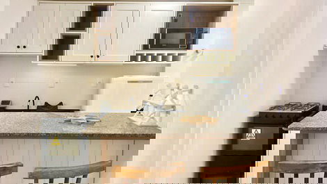 Apartamento en Bombas, a una cuadra de la playa, para 5 personas.