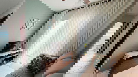 Apartamento en Toninhas, a 120m del mar ¡Wi-Fi, Netflix y comodidad!