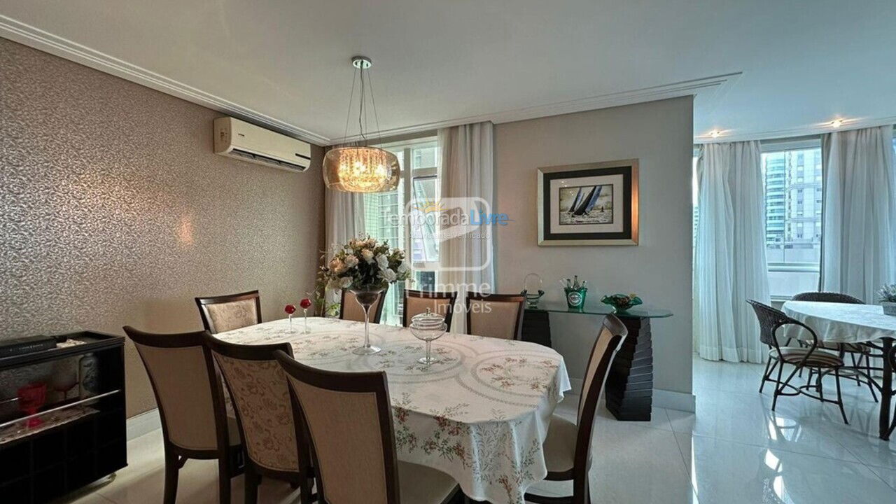 Apartment for vacation rental in Balneário Camboriú (Barra Sul)