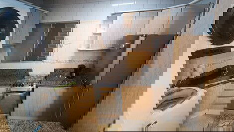 One-bedroom apartment for rent, one block from the beach, Balneario Camboriu city center.