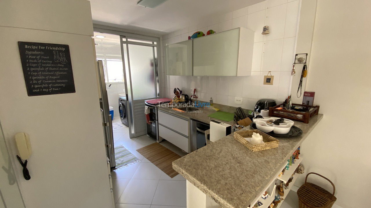 Apartamento para aluguel de temporada em Bertioga (Riviera de São Lourenço)