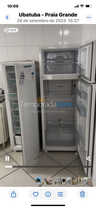 Apartment for vacation rental in Ubatuba (Praia Grande)