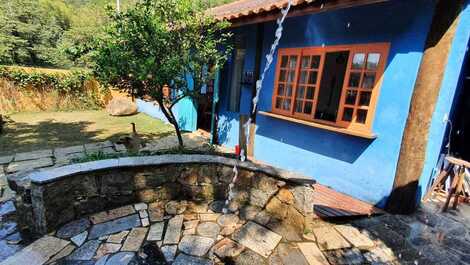 Playa y campo en la encantadora casita azul 🏡💙 – Ubatuba, en completa paz