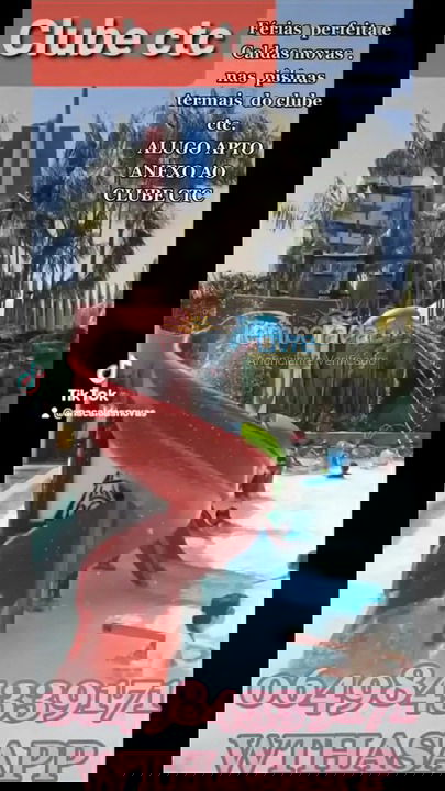 Casa para aluguel de temporada em Caldas Novas (Ctc Caldas Thermas Clube)