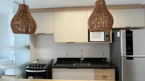 Precioso apartamento a estrenar a 50 metros de la playa de Asturias con piscina y 2 plazas de garaje.