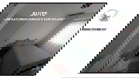 Suíte com cama de casal