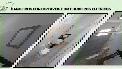 Banheiros conforttaveis 