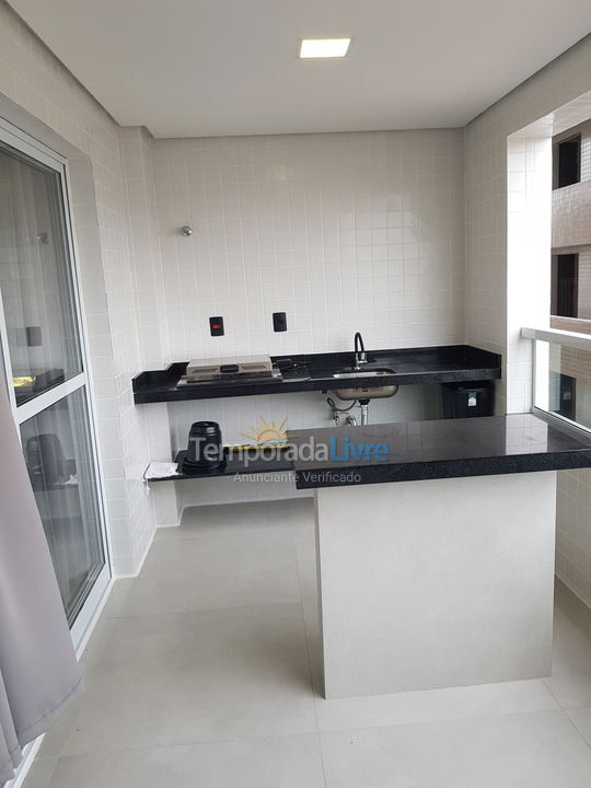 Apartamento para aluguel de temporada em Praia Grande (Praia do Caiçara)